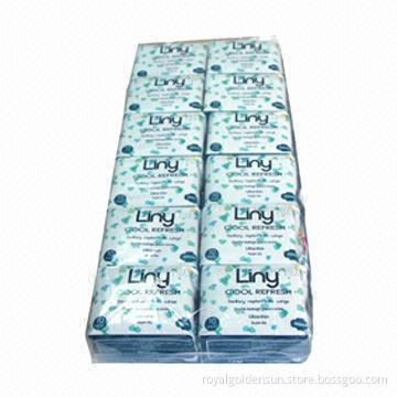 250mm sanitary napkins with embossing and cool mint